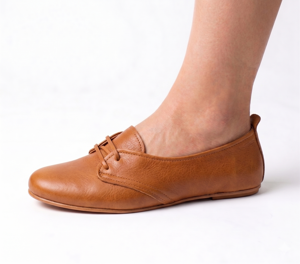 DJ 023 | Women's Genuine Leather Lace-Up Shoes