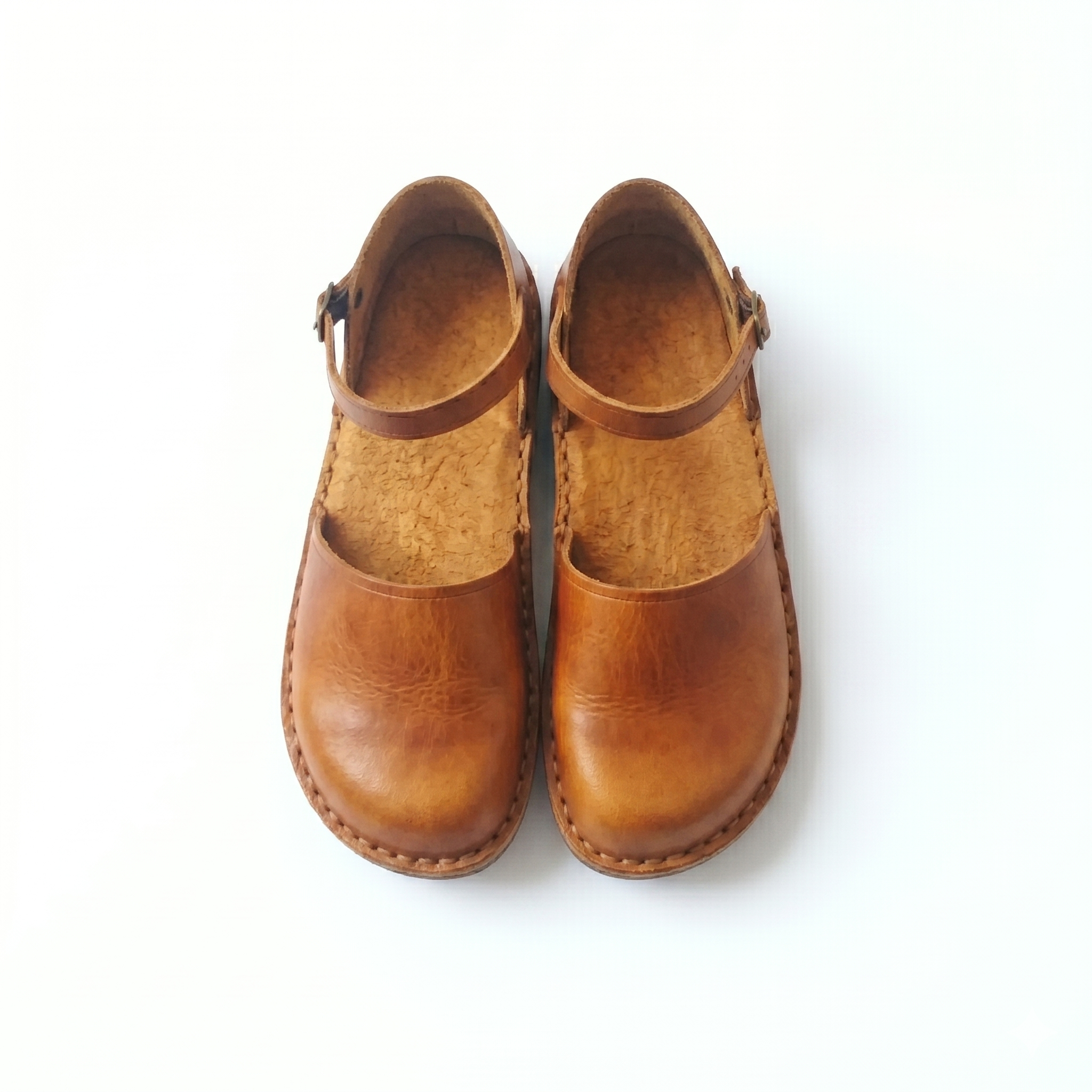 DJ 3016  | Women's Hand-Stitched Genuine Leather Mary-Jane Comfort Shoes