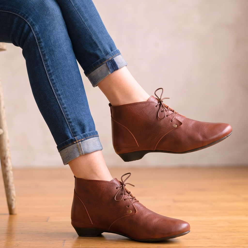 DJ B02 - Dr. Jacob's Ankle Boot with Mini Heel